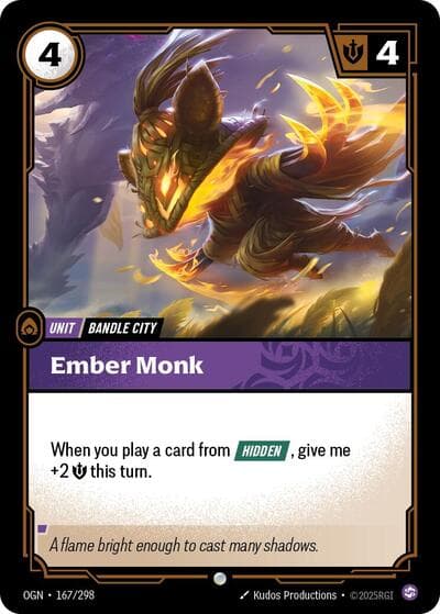 Ember Monk card