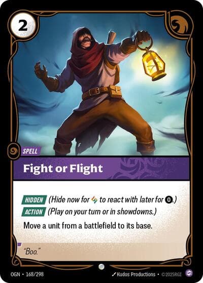 Fight or Flight card