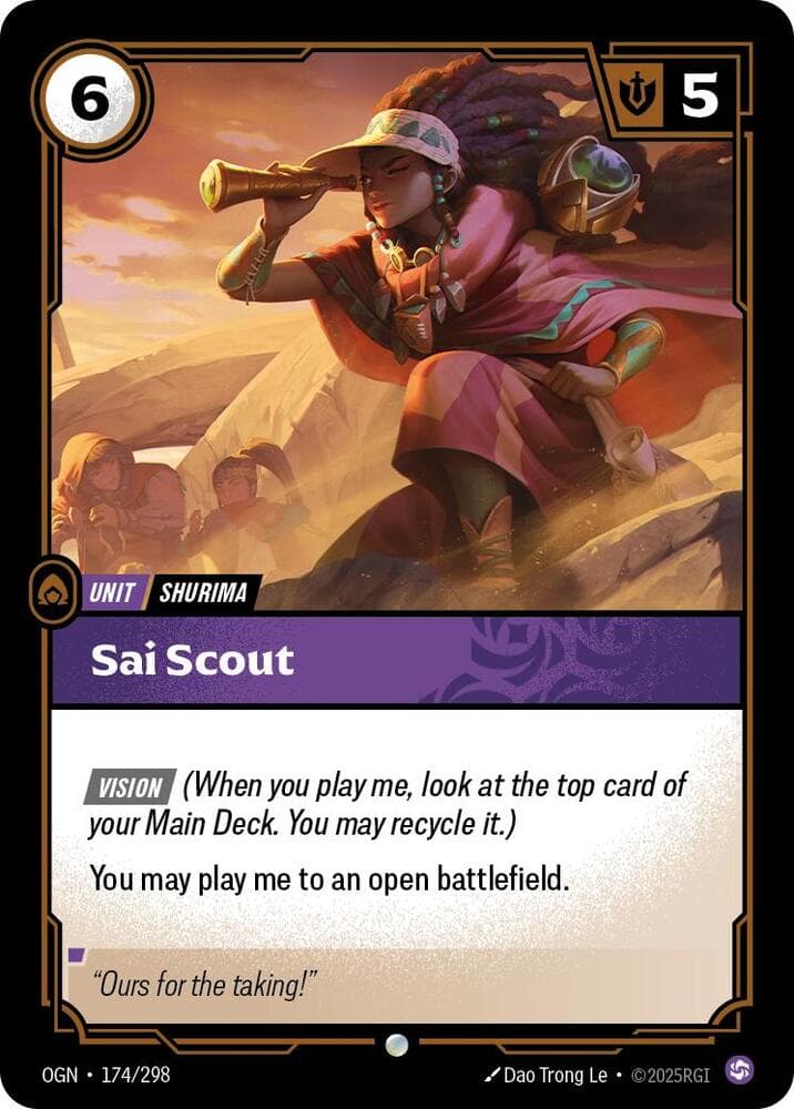 Sai Scout — Origins (#174)