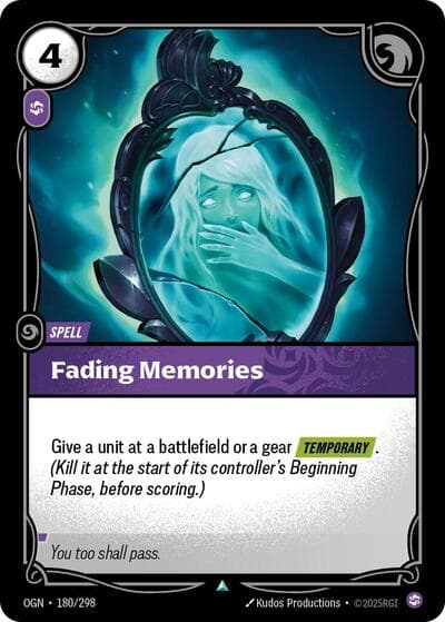 Fading Memories card