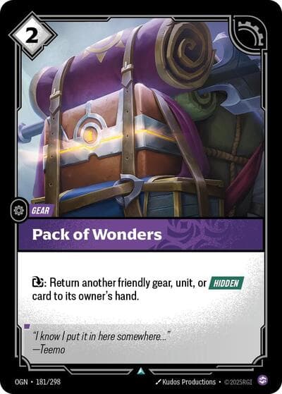 Pack of Wonders card