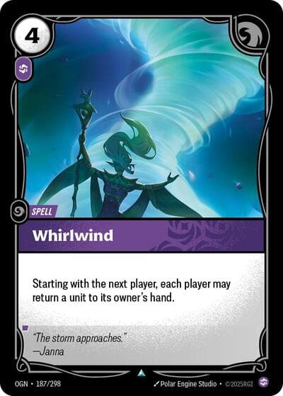 Whirlwind card