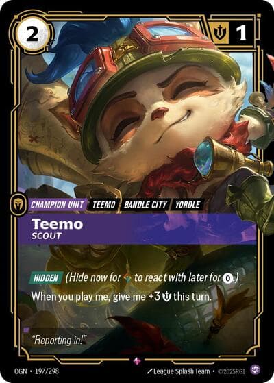 Teemo, Scout card