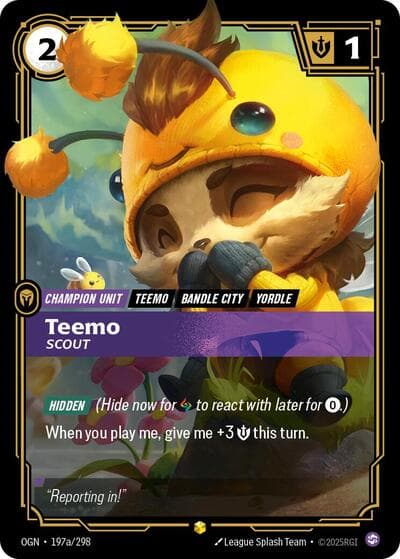 Teemo, Scout card