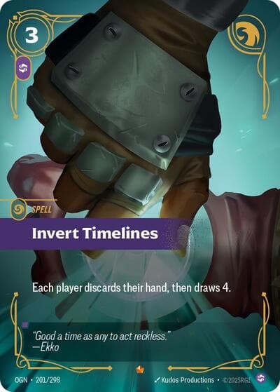 Invert Timelines card