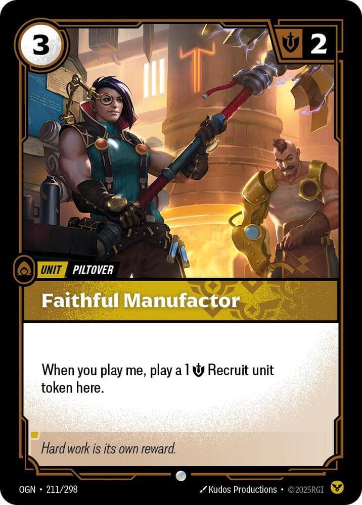 Faithful Manufactor — Origins (#211)
