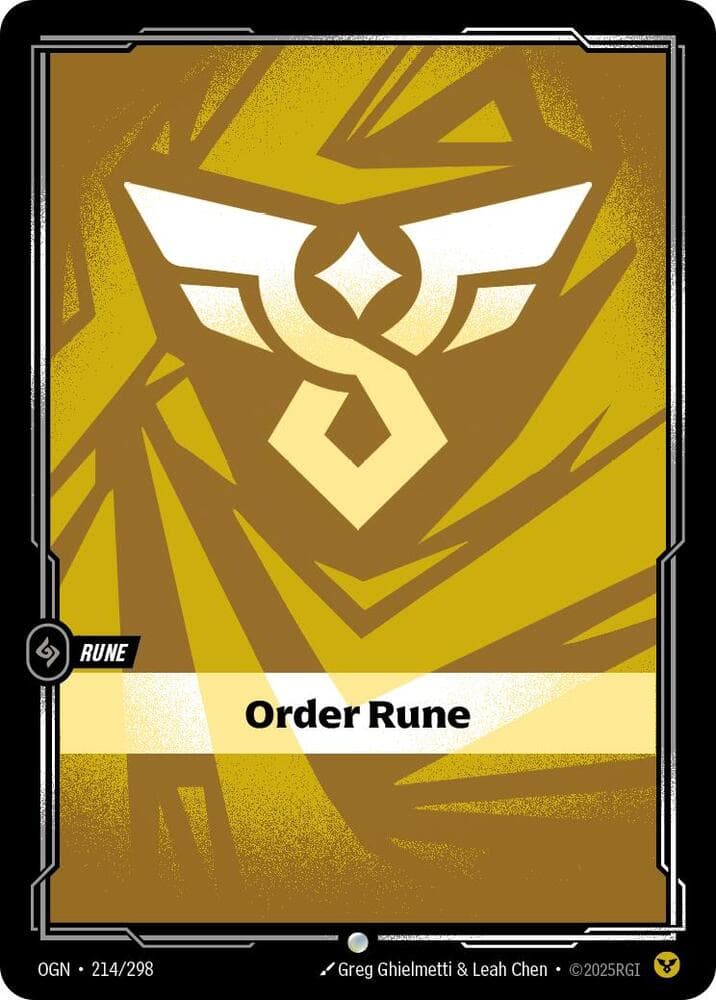 Order Rune — Origins (#214)