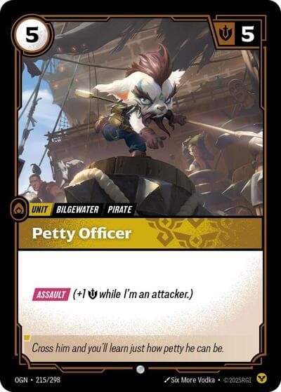 Petty Officer card