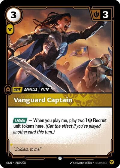 Vanguard Captain card