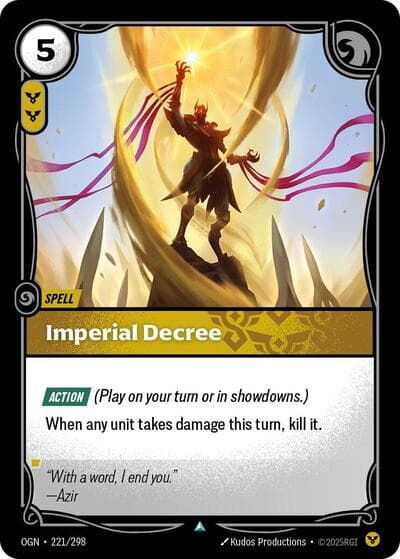 Imperial Decree card
