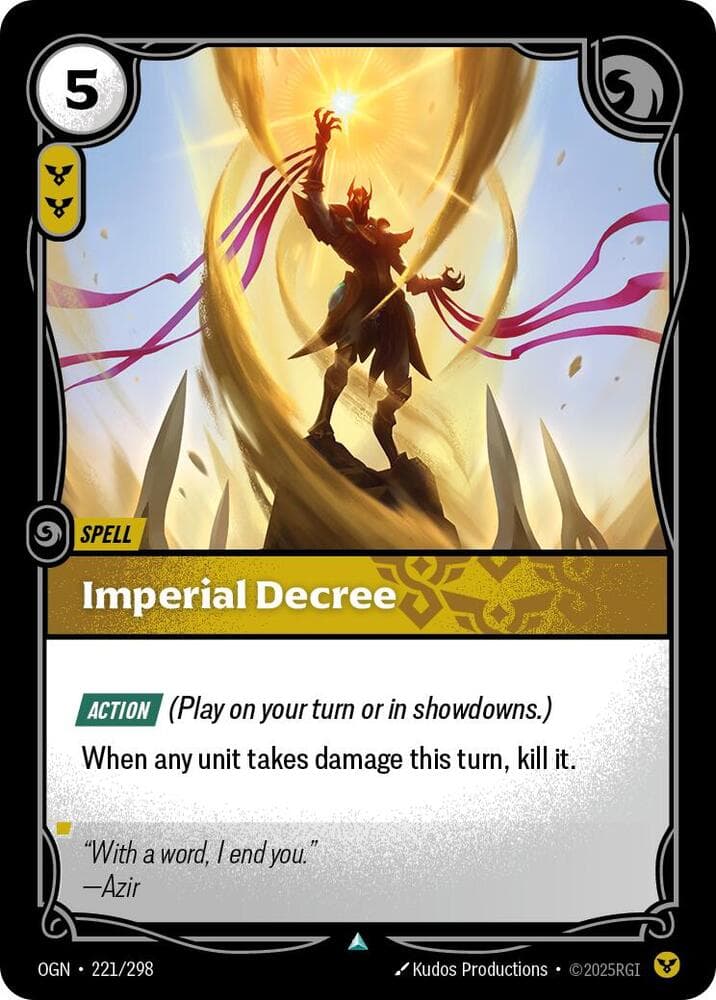 Imperial Decree — Origins (#221)