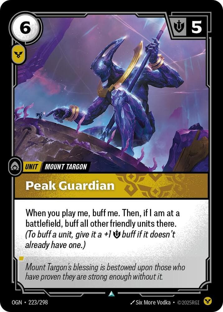 Peak Guardian — Origins (#223)