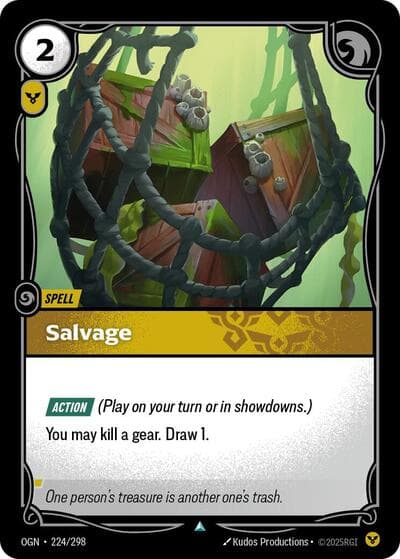 Salvage card