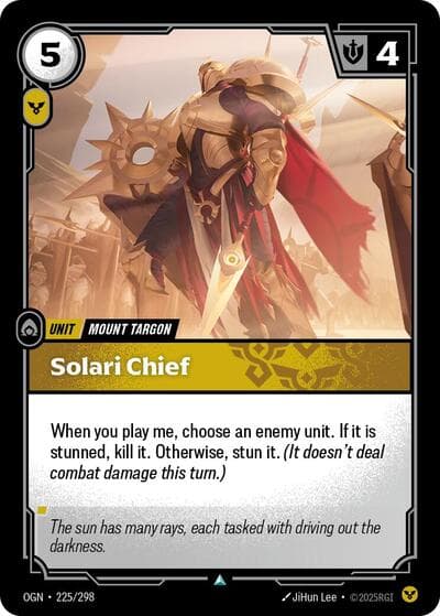 Solari Chief card