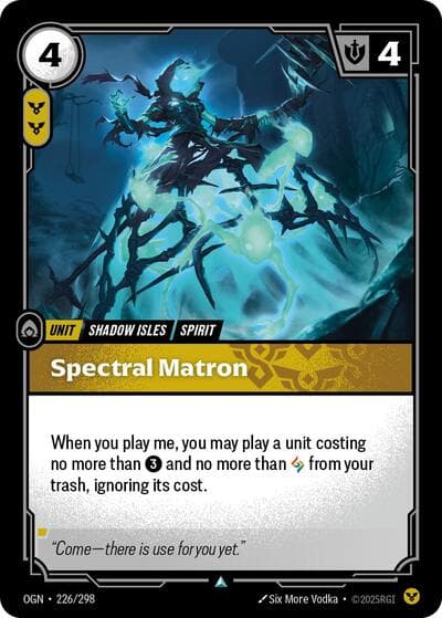 Spectral Matron card