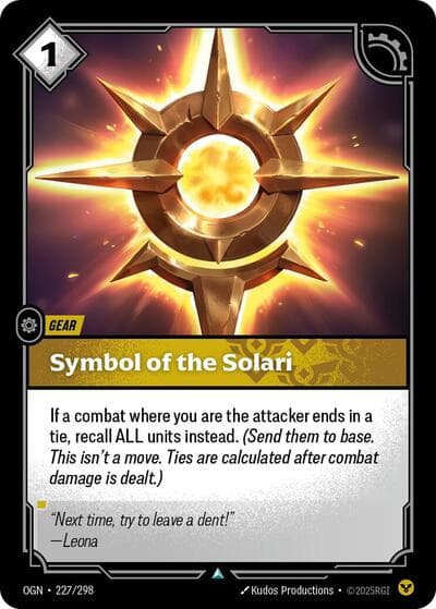 Symbol of the Solari card