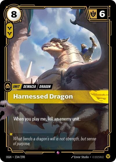 Harnessed Dragon card