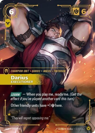 Darius, Executioner card