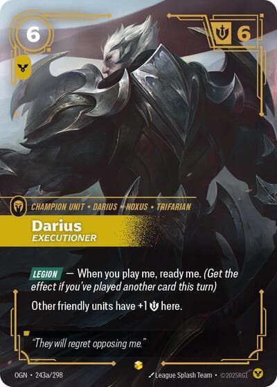 Darius, Executioner card