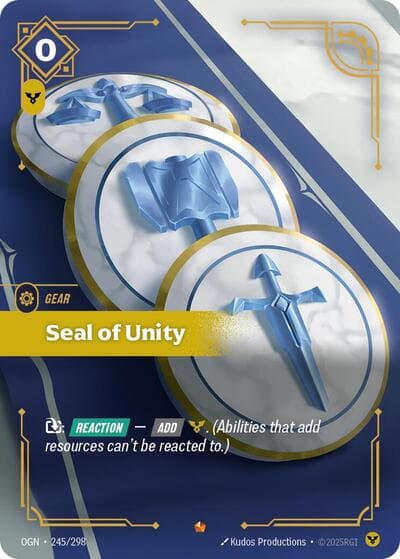 Seal of Unity card