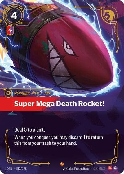 Super Mega Death Rocket! card