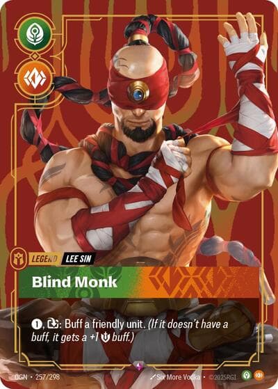 Lee Sin, Blind Monk card