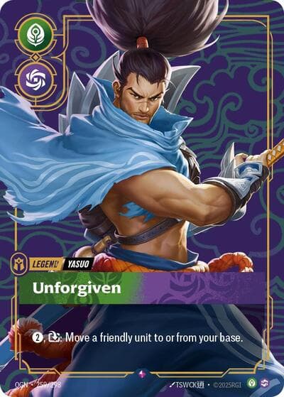 Yasuo, Unforgiven card