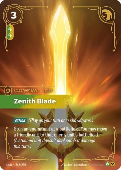 Zenith Blade card