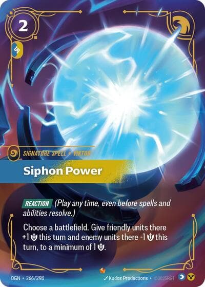 Siphon Power card