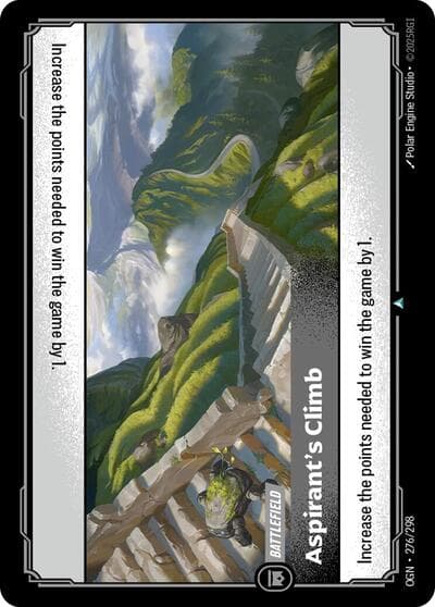 Aspirant's Climb card