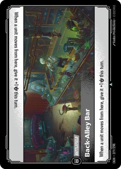 Back-Alley Bar card