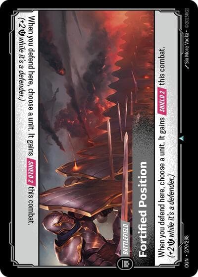 Fortified Position card