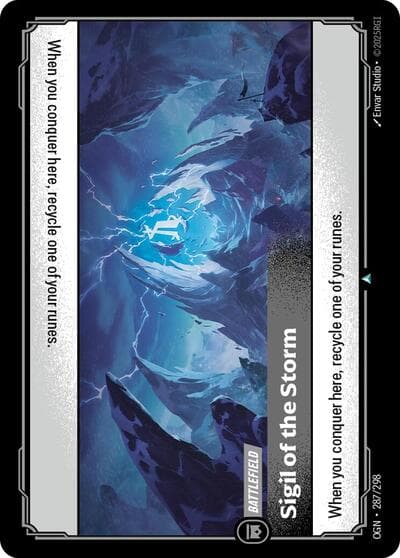 Sigil of the Storm card
