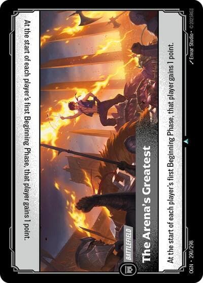 The Arena's Greatest card