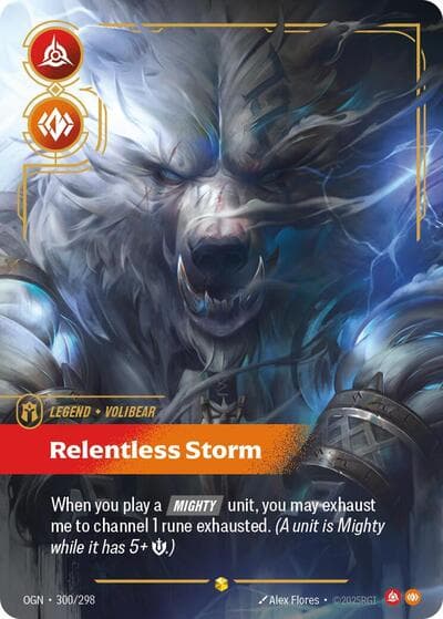 Volibear, Relentless Storm card