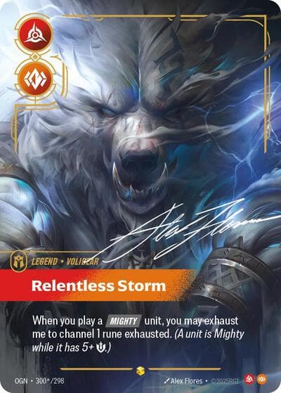 Volibear, Relentless Storm card