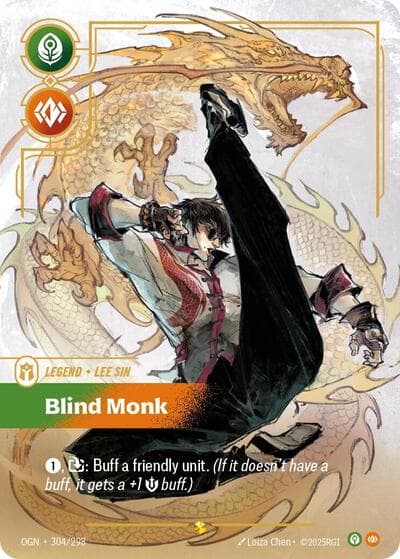 Lee Sin, Blind Monk card