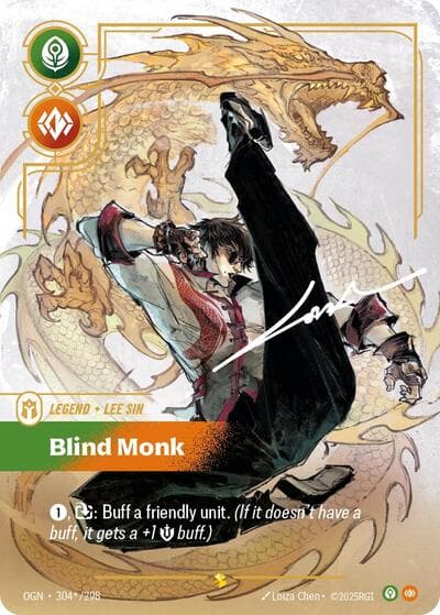 Lee Sin, Blind Monk card