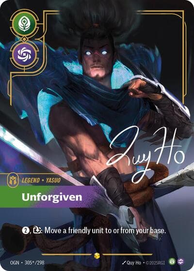 Yasuo, Unforgiven card