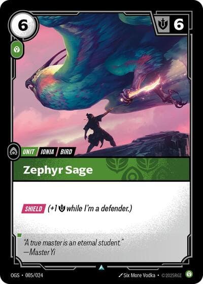 Zephyr Sage card