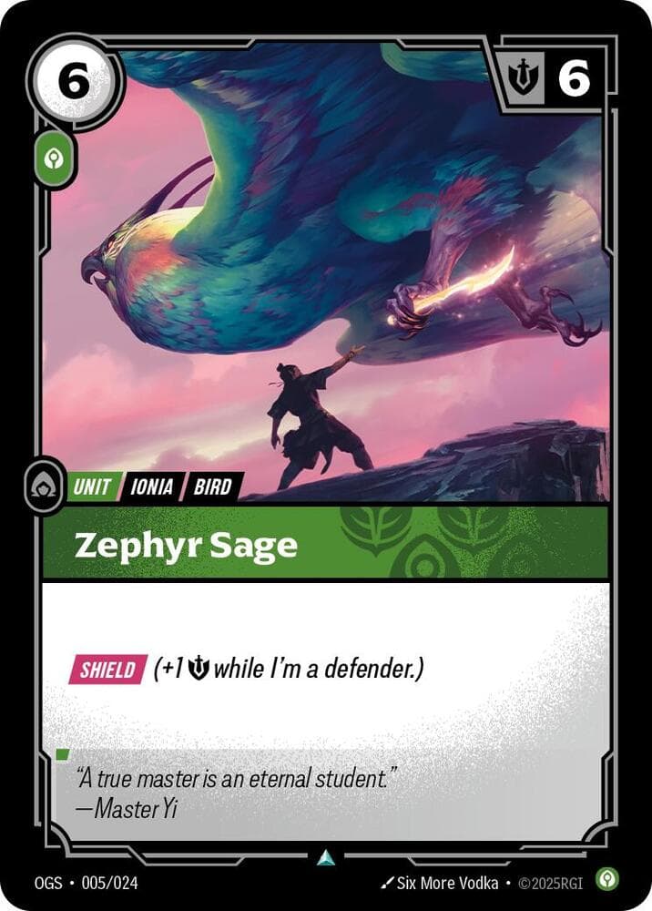 Zephyr Sage — Origins Proving Grounds (#005)