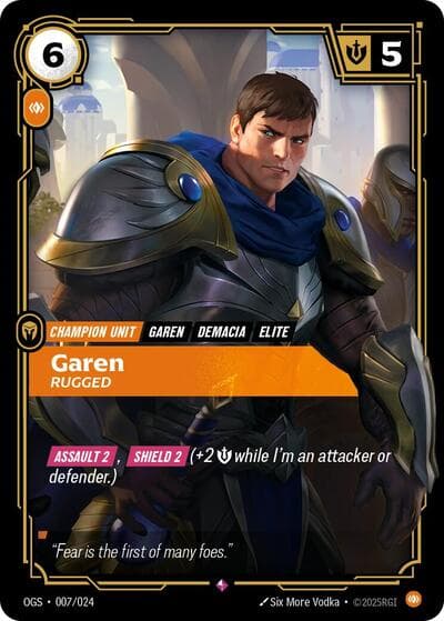 Garen, Rugged card