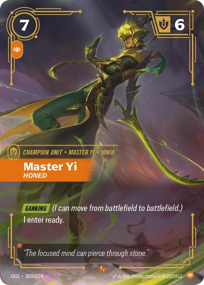 Master Yi, Honed — Origins Proving Grounds (#009)