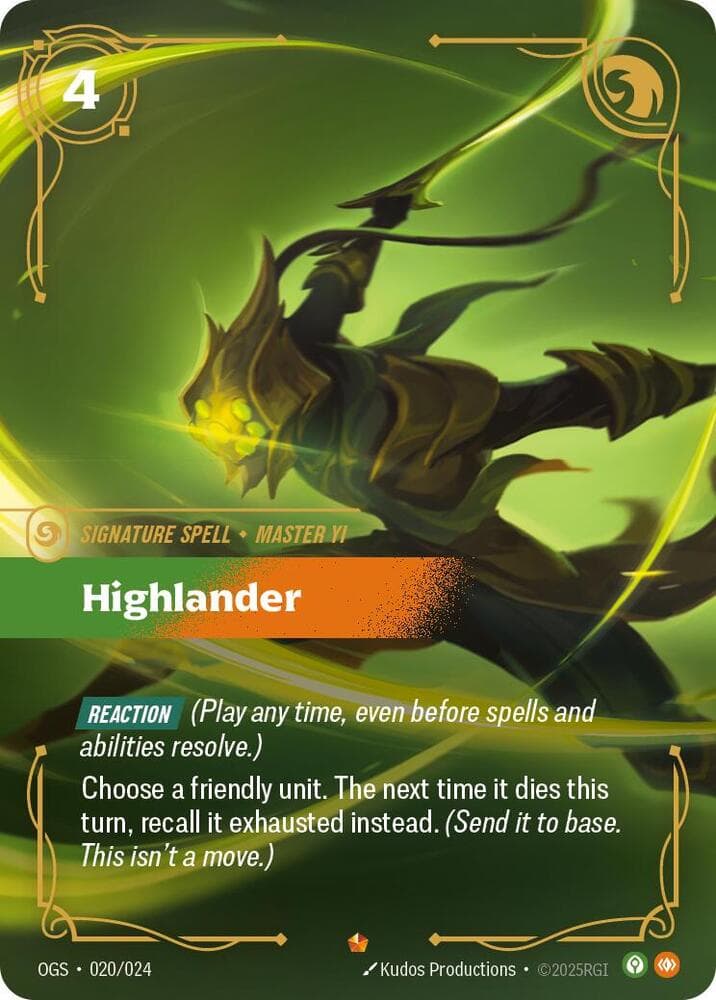 Highlander — Origins Proving Grounds (#020)