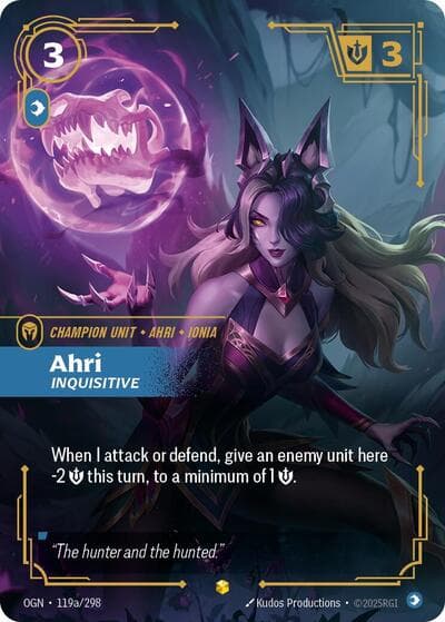 Ahri, Inquisitive card