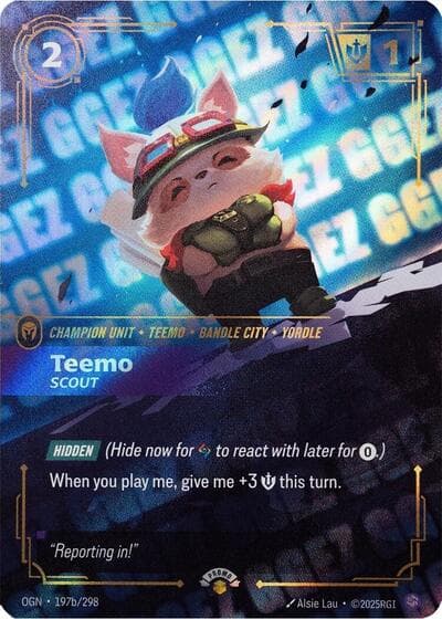 Teemo, Scout (GG EZ) card