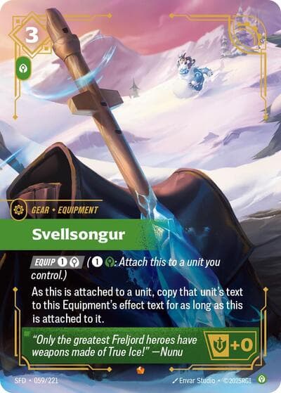 Svellsongur card