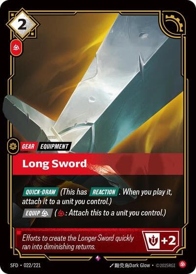 Long Sword card