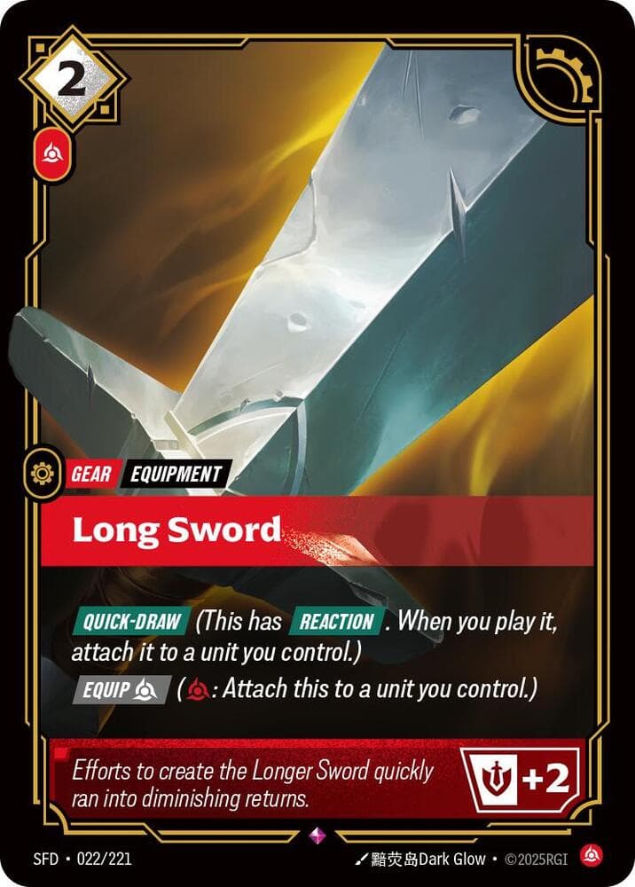 Long Sword — Spiritforged (#022)