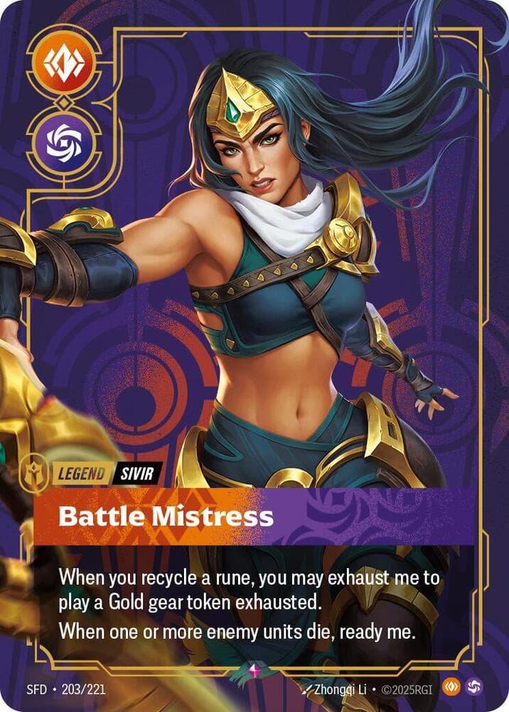 Sivir, Battle Mistress — Spiritforged (#203)